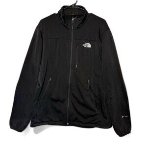 The North Face Men's Soft-shell Fleece Jacket Long Sleeve Large Black